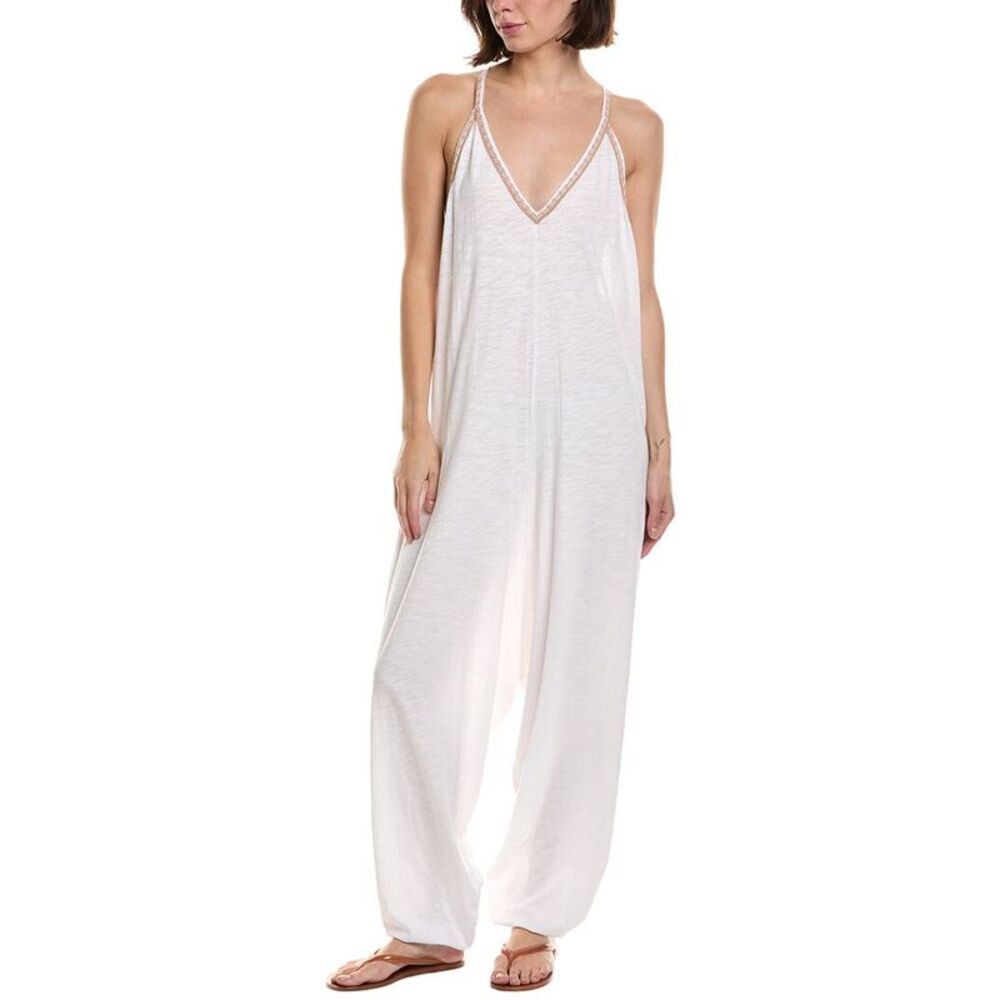 Pitusa Womens  Inca Jumpsuit, White
